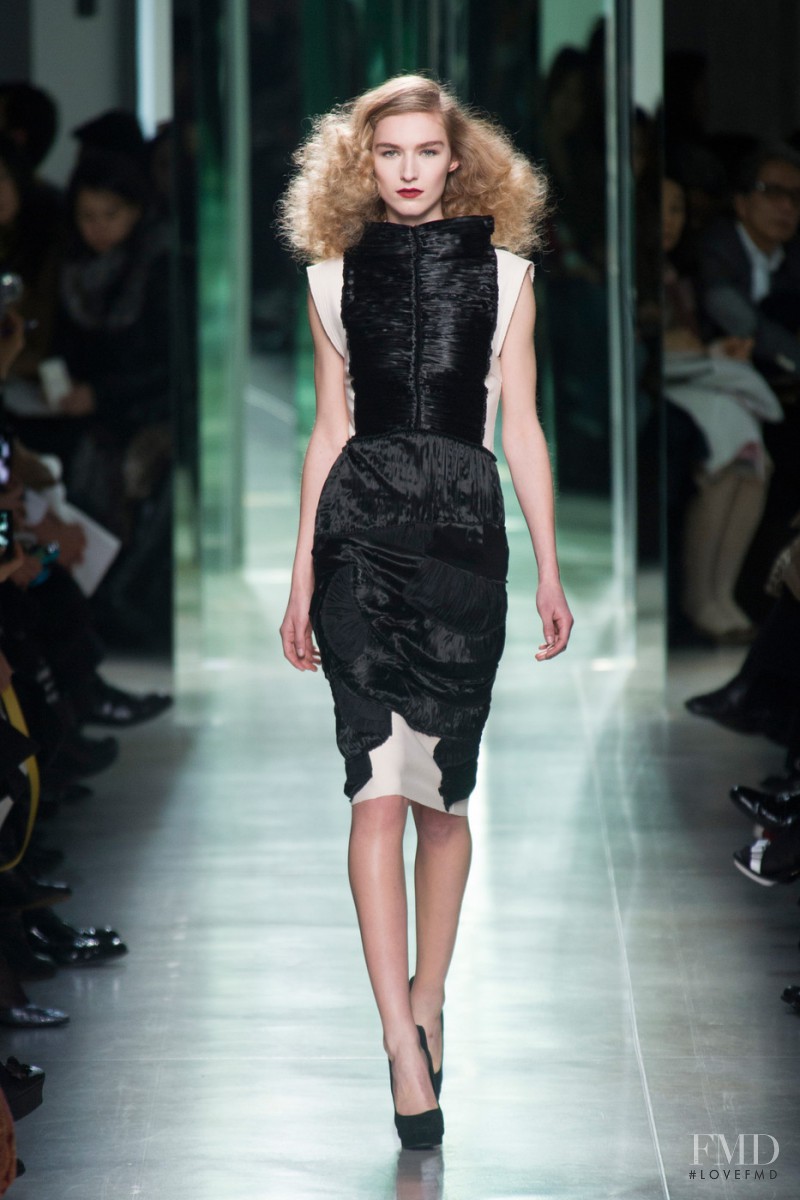 Manuela Frey featured in  the Bottega Veneta fashion show for Autumn/Winter 2013