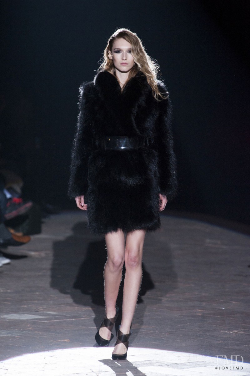 Manuela Frey featured in  the Francesco Scognamiglio fashion show for Autumn/Winter 2013