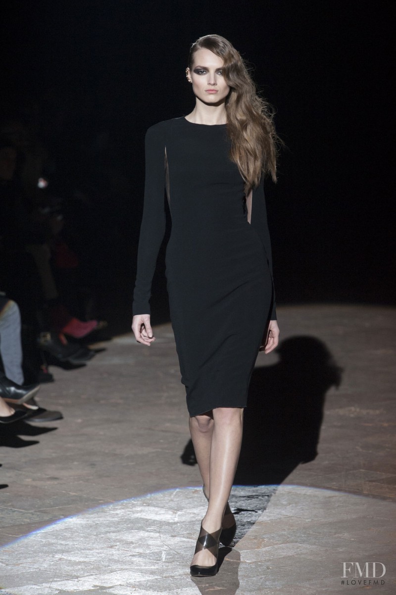 Agne Konciute featured in  the Francesco Scognamiglio fashion show for Autumn/Winter 2013