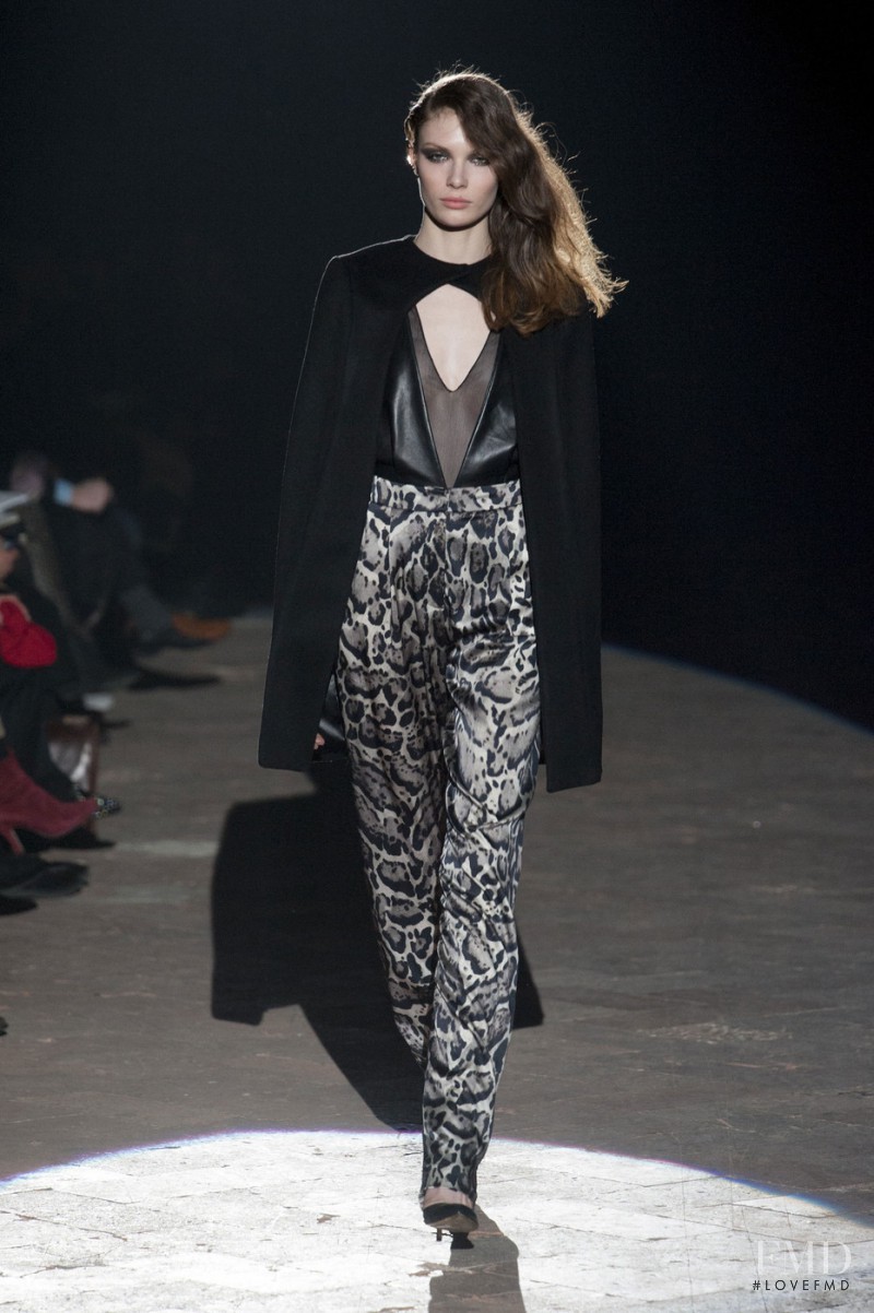 Alexandra Martynova featured in  the Francesco Scognamiglio fashion show for Autumn/Winter 2013
