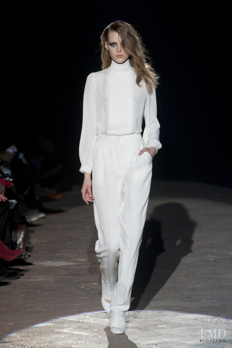 Esther Heesch featured in  the Francesco Scognamiglio fashion show for Autumn/Winter 2013