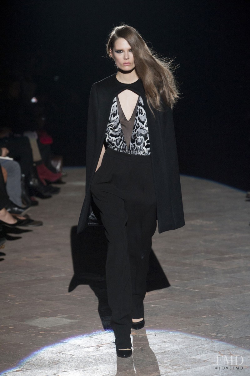 Caroline Brasch Nielsen featured in  the Francesco Scognamiglio fashion show for Autumn/Winter 2013