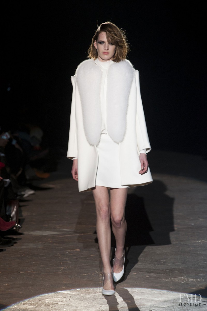 Ashleigh Good featured in  the Francesco Scognamiglio fashion show for Autumn/Winter 2013