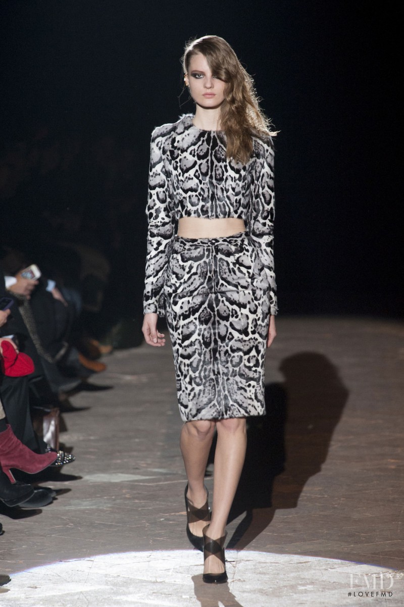 Tilda Lindstam featured in  the Francesco Scognamiglio fashion show for Autumn/Winter 2013