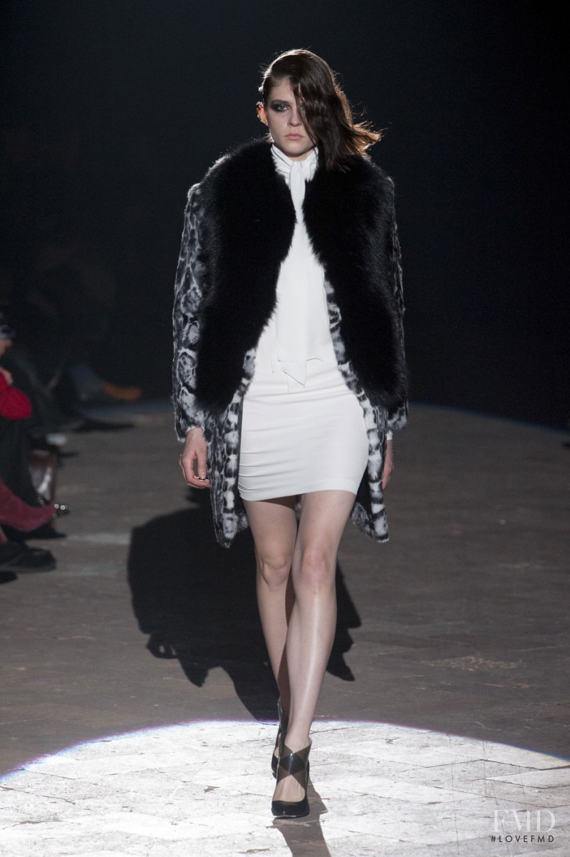 Kel Markey featured in  the Francesco Scognamiglio fashion show for Autumn/Winter 2013