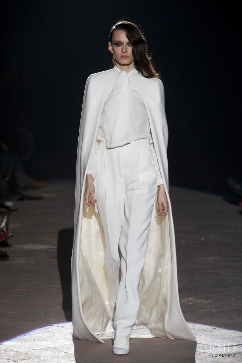 Erjona Ala featured in  the Francesco Scognamiglio fashion show for Autumn/Winter 2013