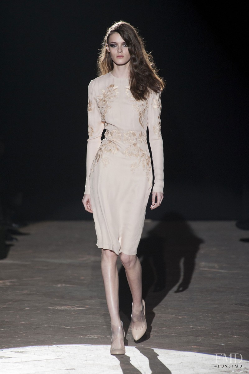 Kremi Otashliyska featured in  the Francesco Scognamiglio fashion show for Autumn/Winter 2013