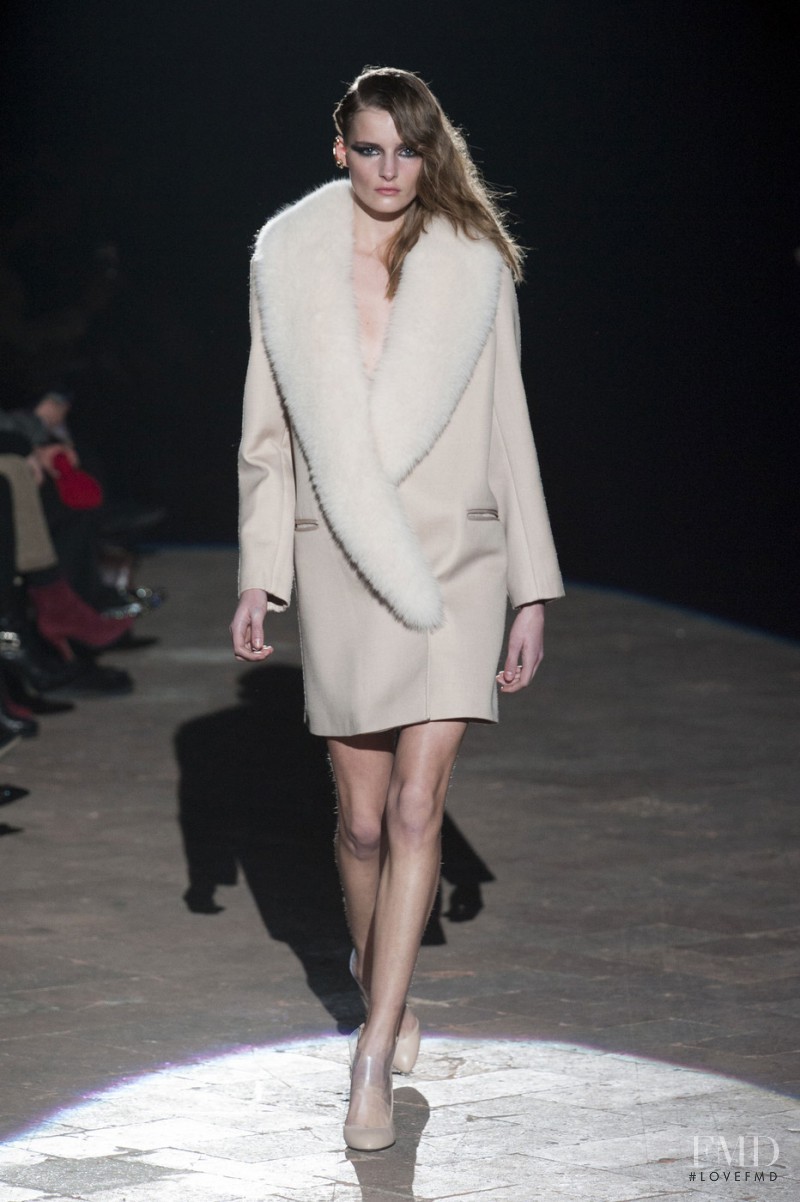 Marine Van Outryve featured in  the Francesco Scognamiglio fashion show for Autumn/Winter 2013