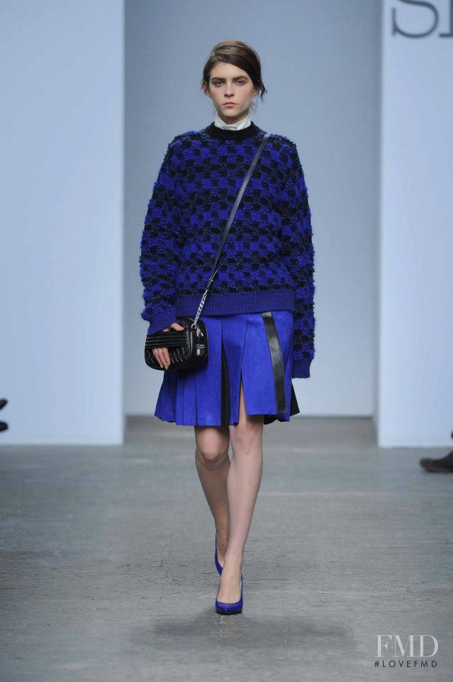 Kel Markey featured in  the Sportmax fashion show for Autumn/Winter 2013