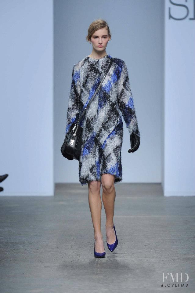Marine Van Outryve featured in  the Sportmax fashion show for Autumn/Winter 2013