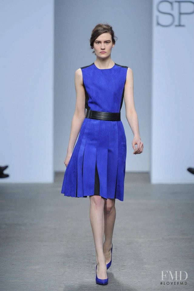 Maria Bradley featured in  the Sportmax fashion show for Autumn/Winter 2013