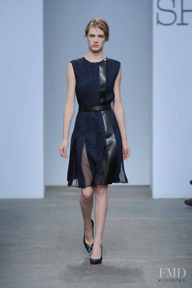 Ashleigh Good featured in  the Sportmax fashion show for Autumn/Winter 2013