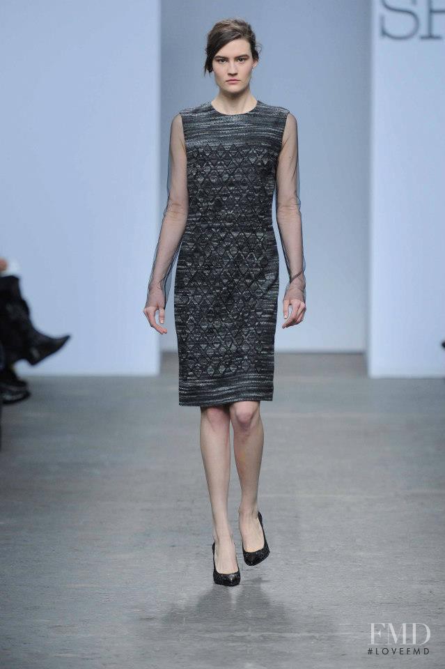 Maria Bradley featured in  the Sportmax fashion show for Autumn/Winter 2013