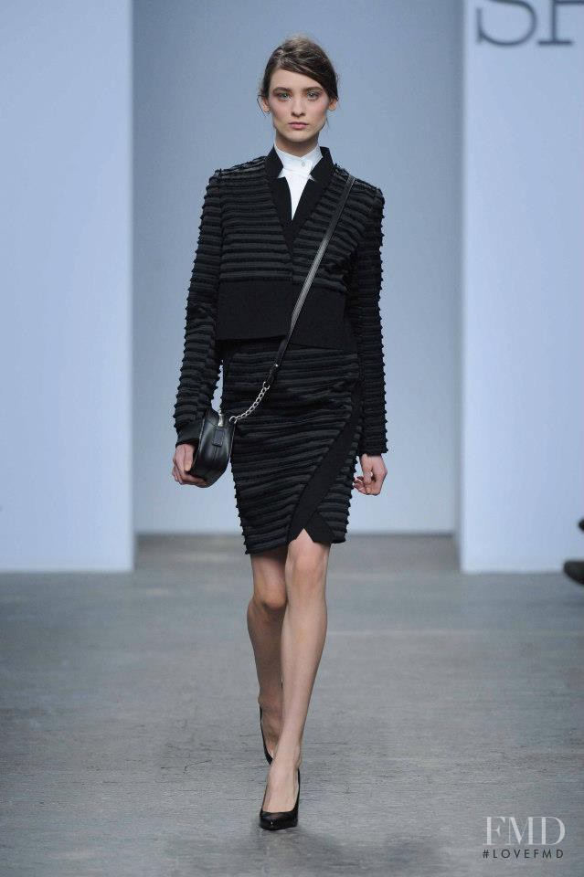 Carolina Thaler featured in  the Sportmax fashion show for Autumn/Winter 2013