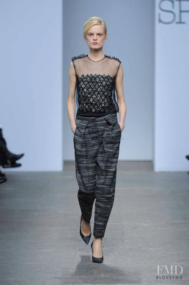 Hanne Gaby Odiele featured in  the Sportmax fashion show for Autumn/Winter 2013