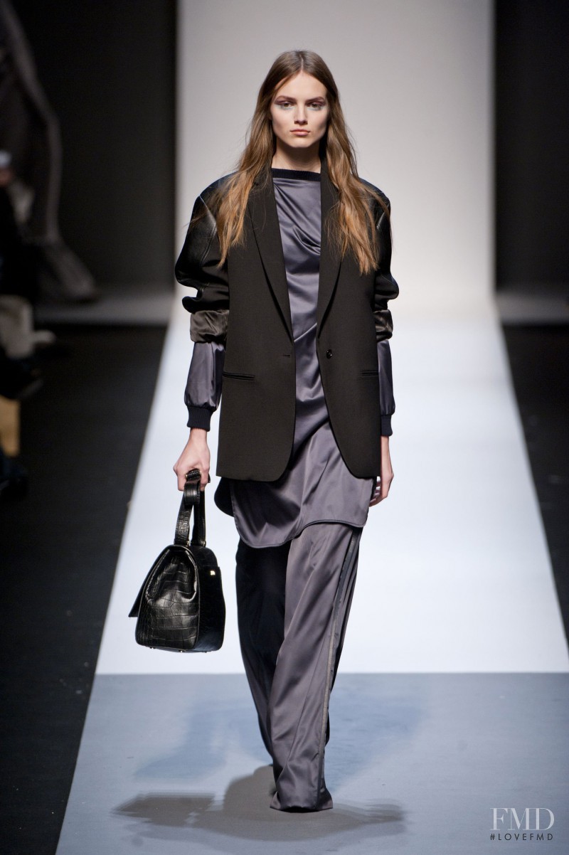 Agne Konciute featured in  the Max Mara fashion show for Autumn/Winter 2013