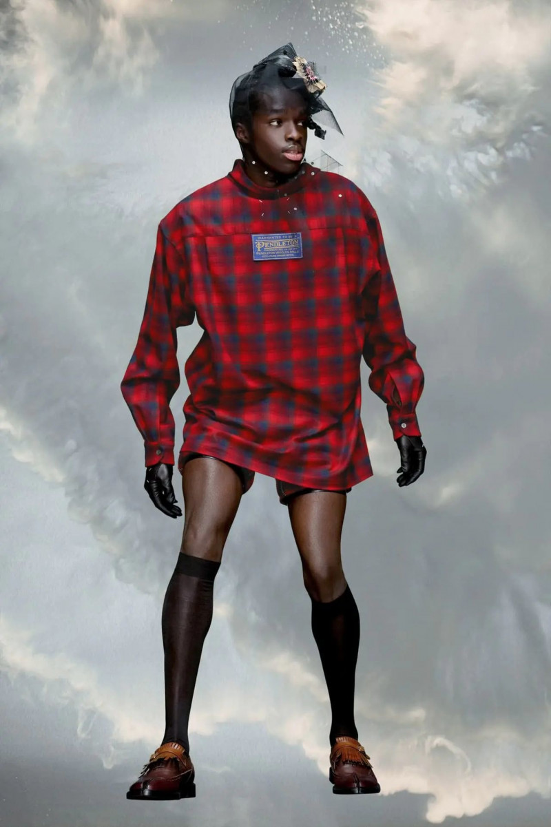 Maison Martin Margiela Pendleton  lookbook for Autumn/Winter 2023