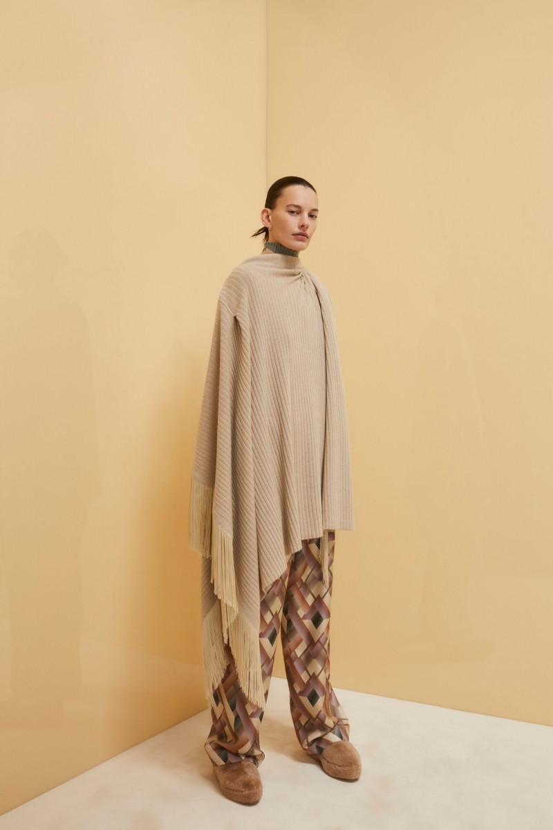 Amanda Murphy featured in  the Agnona lookbook for Autumn/Winter 2023