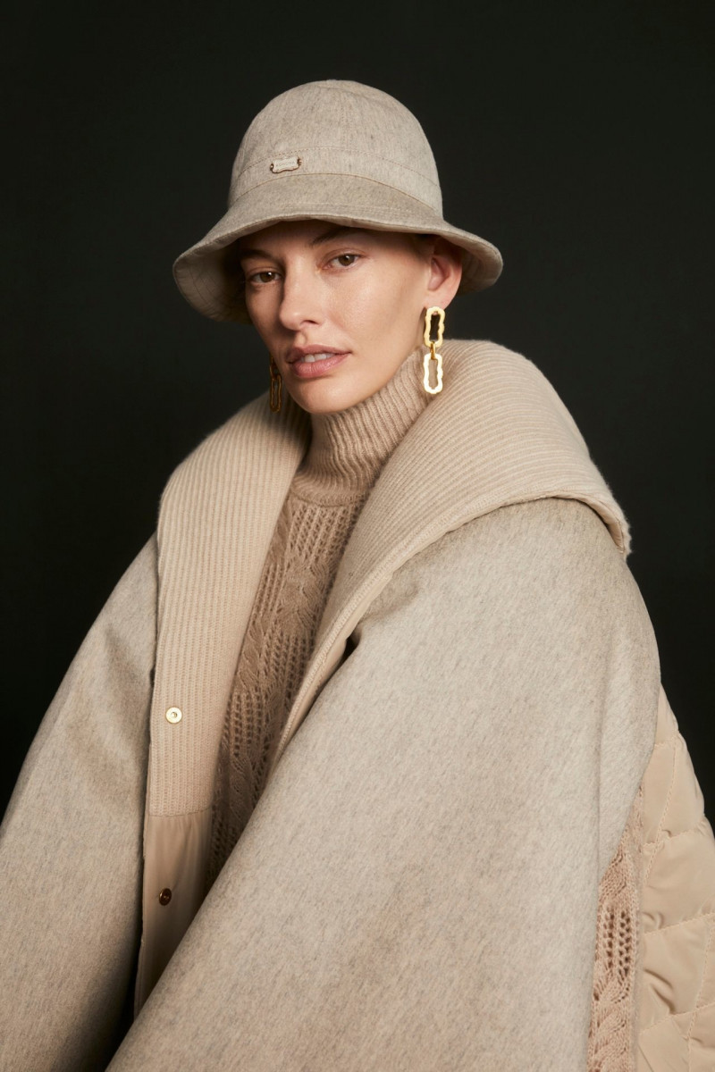 Amanda Murphy featured in  the Agnona lookbook for Autumn/Winter 2023