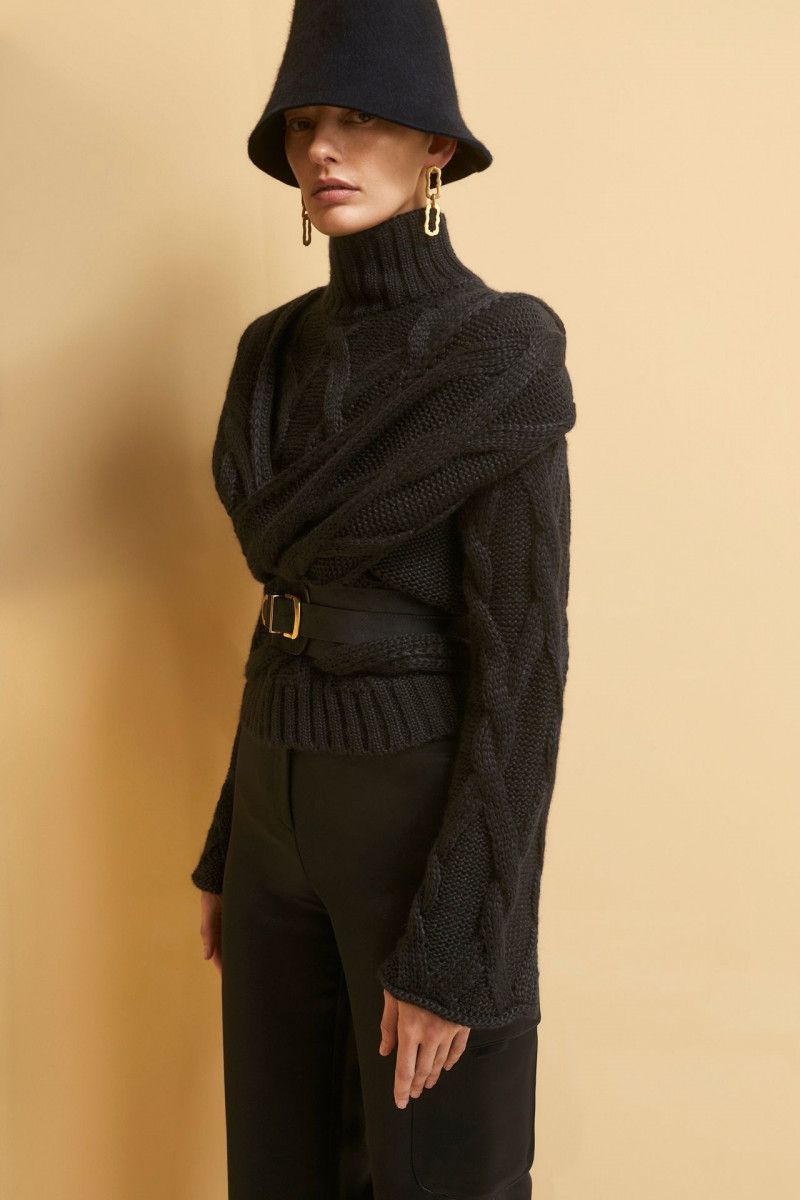 Amanda Murphy featured in  the Agnona lookbook for Autumn/Winter 2023