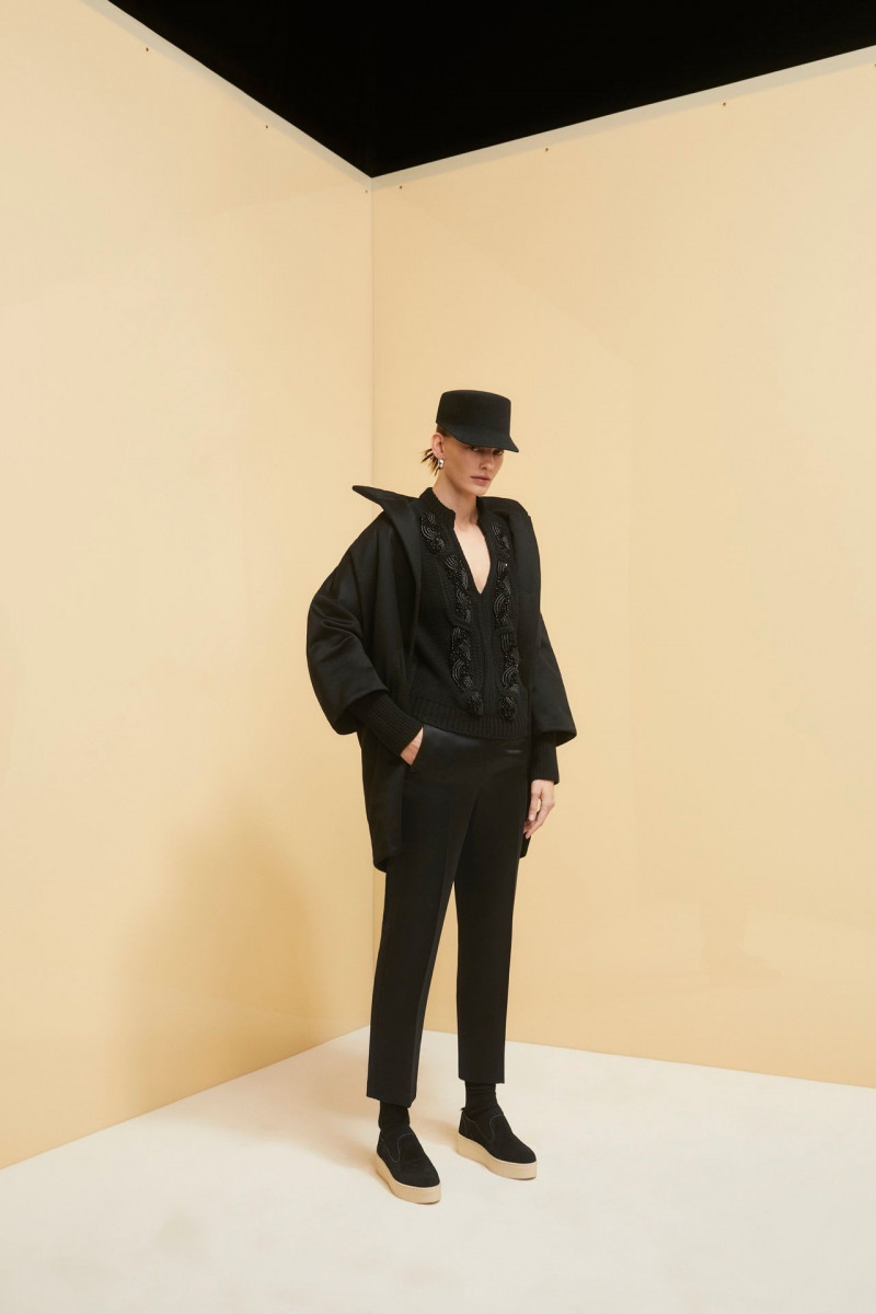 Amanda Murphy featured in  the Agnona lookbook for Autumn/Winter 2023