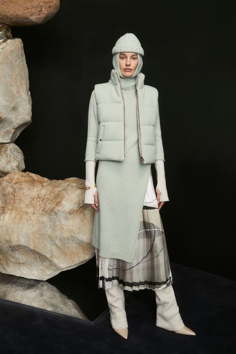 Amanda Murphy featured in  the Agnona lookbook for Autumn/Winter 2023