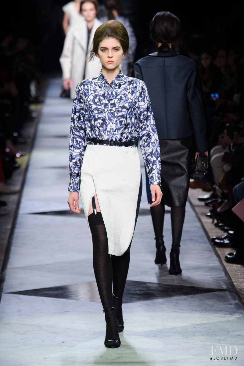 Kel Markey featured in  the Loewe fashion show for Autumn/Winter 2013