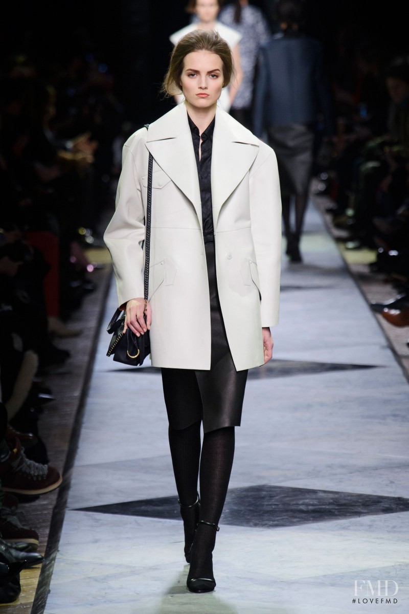 Agne Konciute featured in  the Loewe fashion show for Autumn/Winter 2013