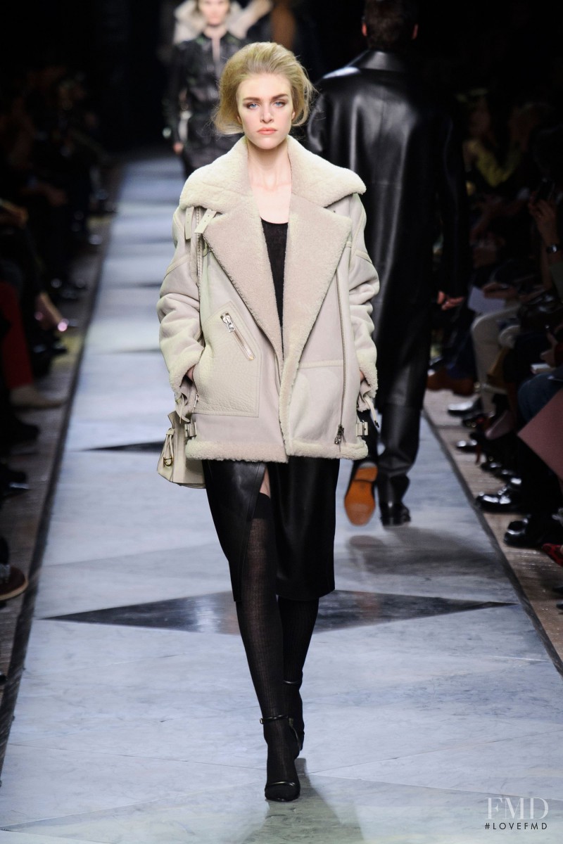 Hedvig Palm featured in  the Loewe fashion show for Autumn/Winter 2013
