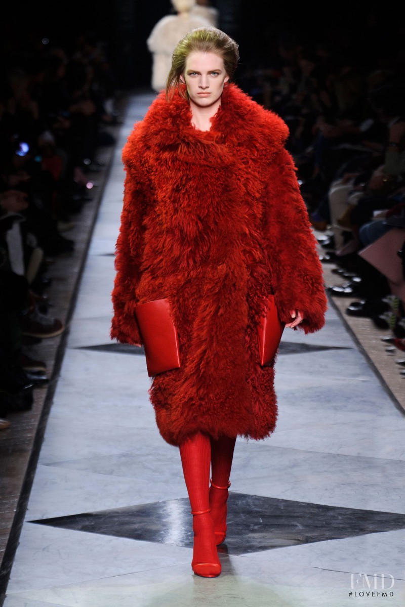 Ashleigh Good featured in  the Loewe fashion show for Autumn/Winter 2013
