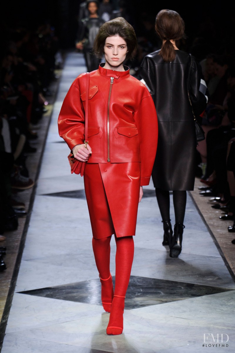 Lauren English featured in  the Loewe fashion show for Autumn/Winter 2013