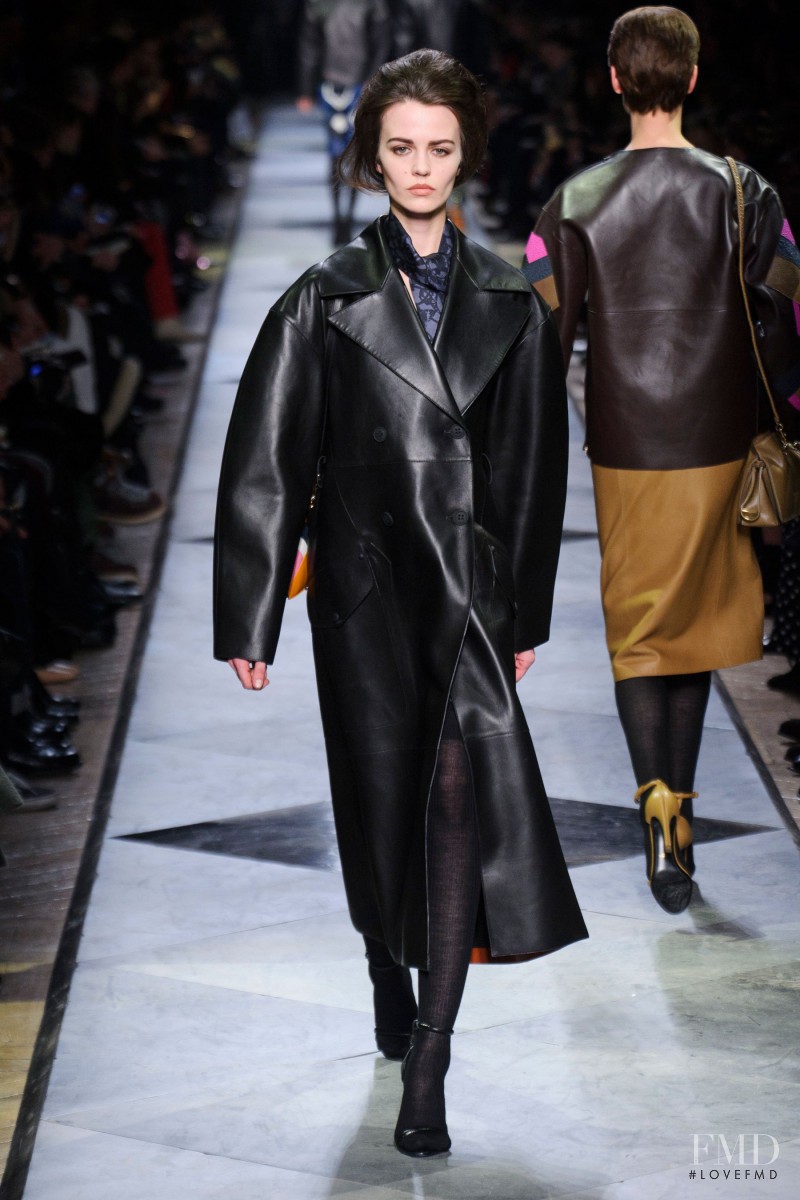 Marta Dyks featured in  the Loewe fashion show for Autumn/Winter 2013