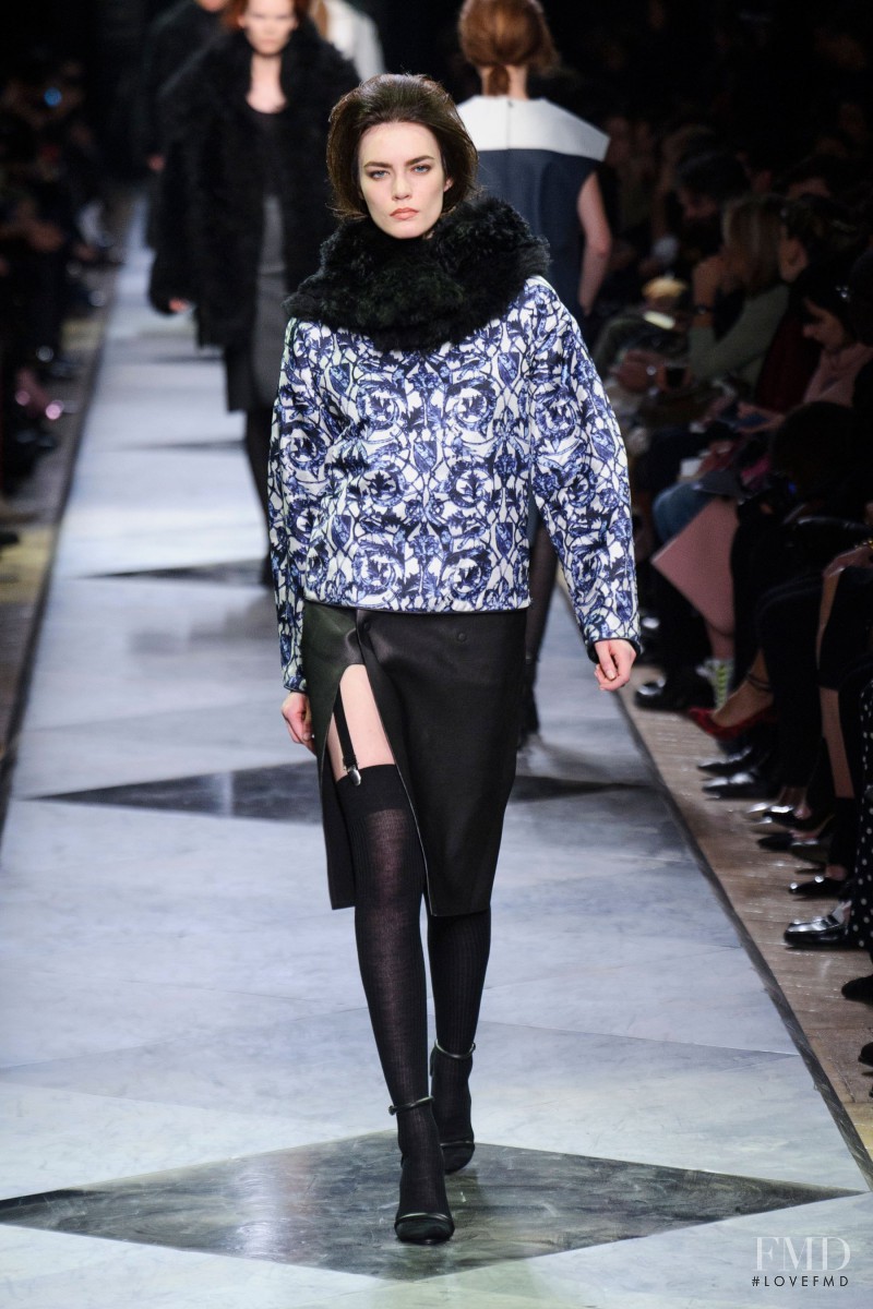 Patrycja Gardygajlo featured in  the Loewe fashion show for Autumn/Winter 2013