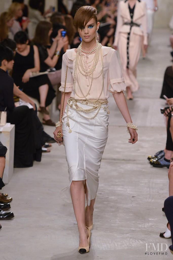 Odile Coco van Stuijvenberg featured in  the Chanel fashion show for Cruise 2014