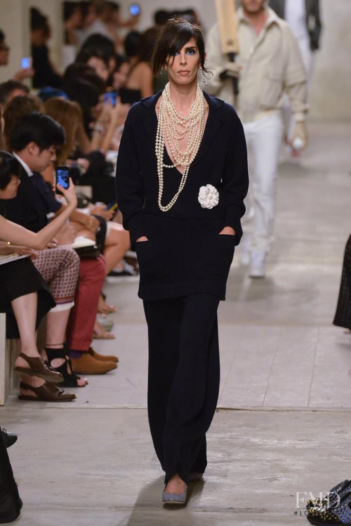 Jamie Bochert featured in  the Chanel fashion show for Cruise 2014