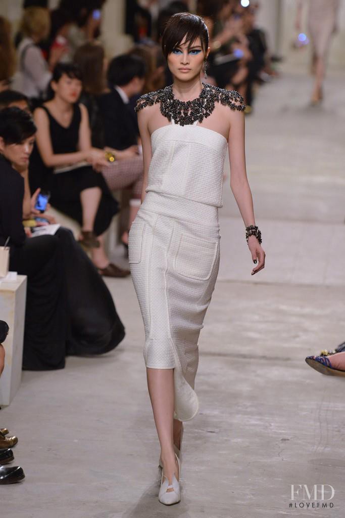 Sui He featured in  the Chanel fashion show for Cruise 2014