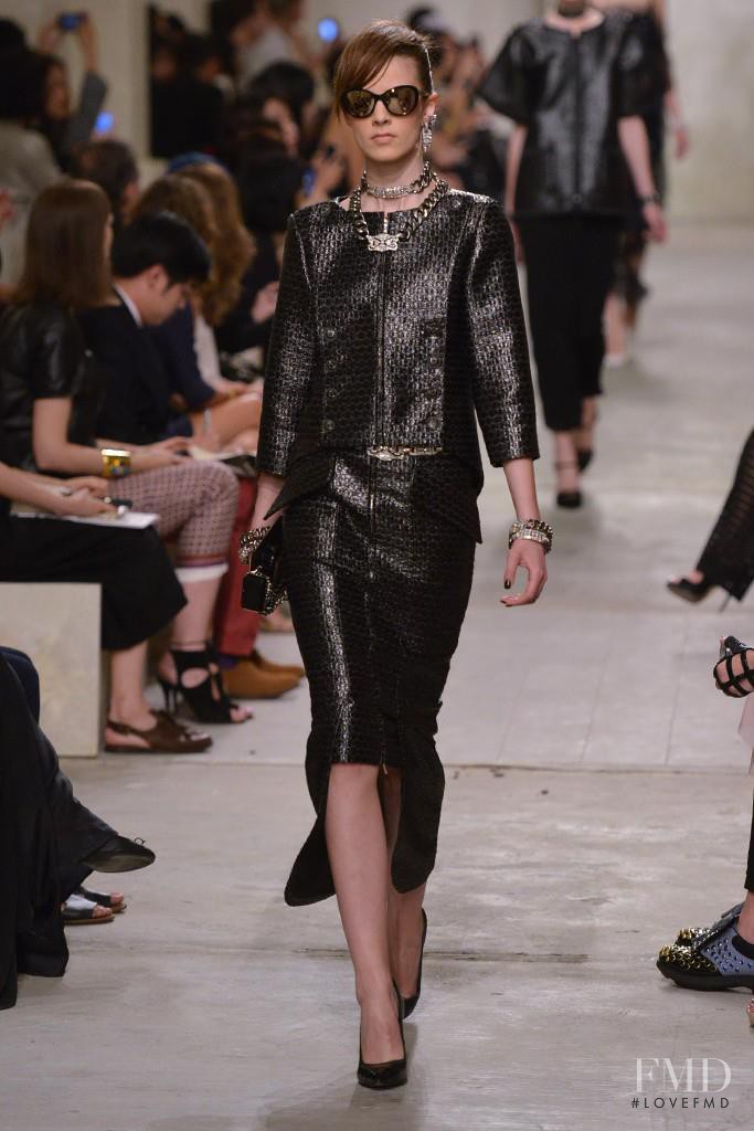 Kayley Chabot featured in  the Chanel fashion show for Cruise 2014