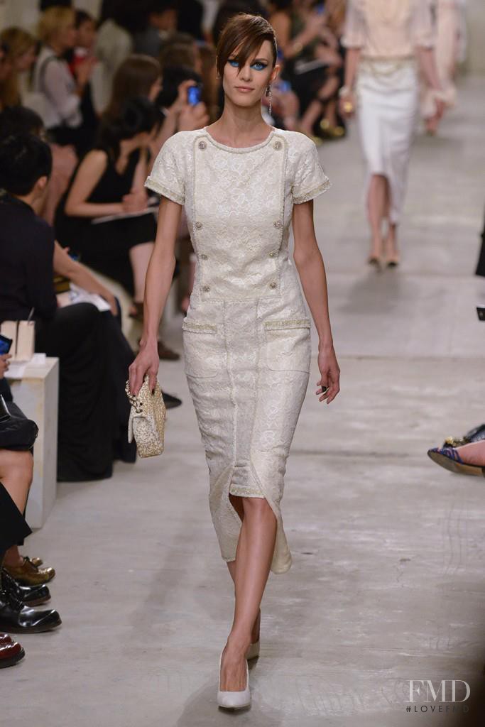 Aymeline Valade featured in  the Chanel fashion show for Cruise 2014