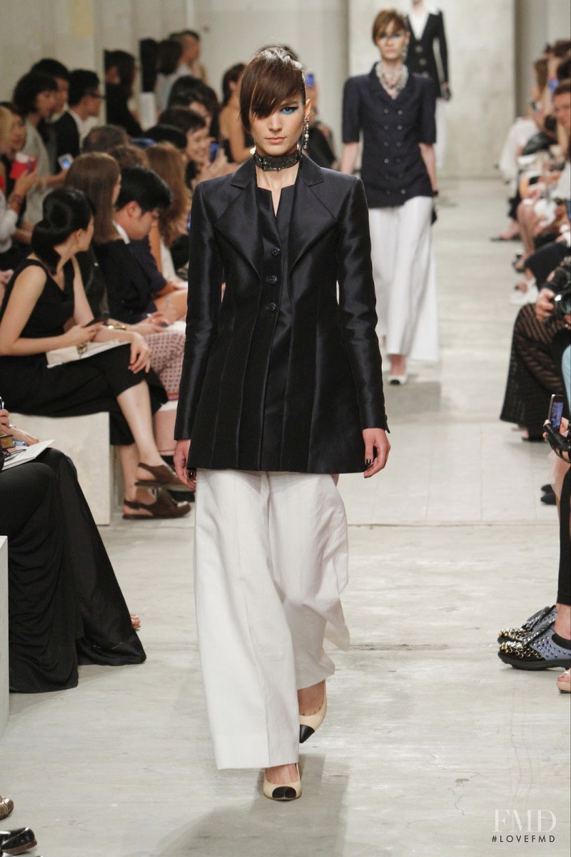 Mijo Mihaljcic featured in  the Chanel fashion show for Cruise 2014