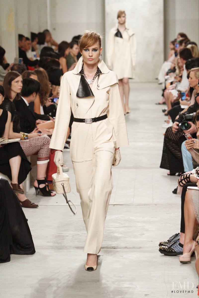 Nadja Bender featured in  the Chanel fashion show for Cruise 2014