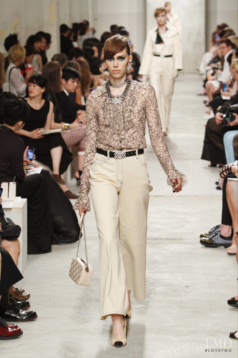 Georgia Hilmer featured in  the Chanel fashion show for Cruise 2014