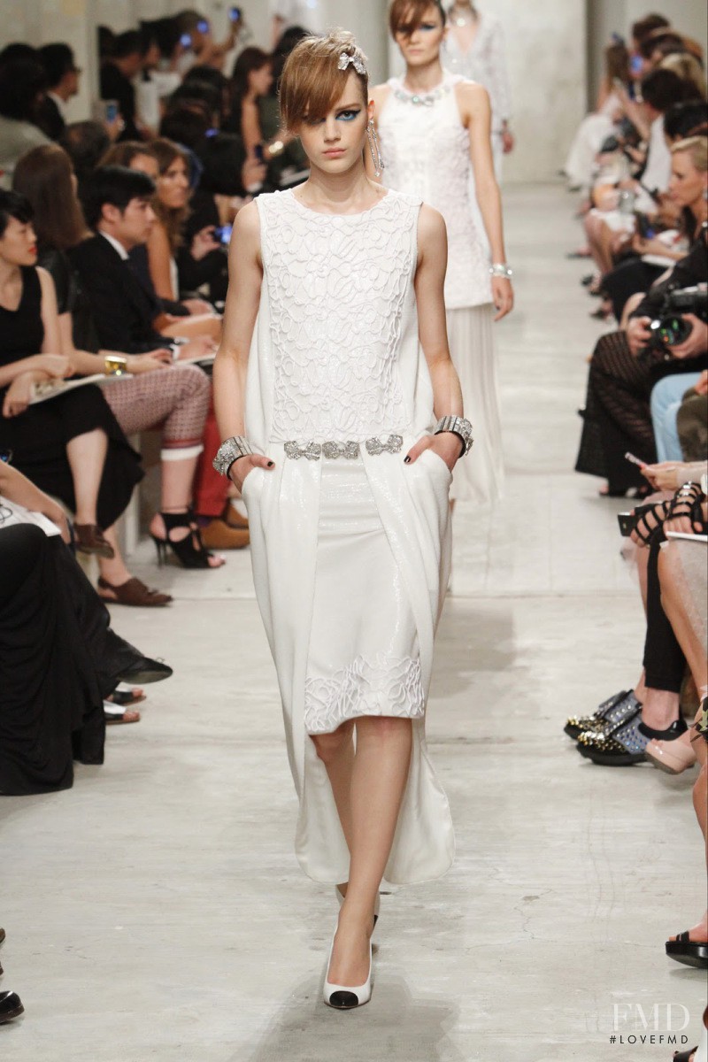 Esther Heesch featured in  the Chanel fashion show for Cruise 2014