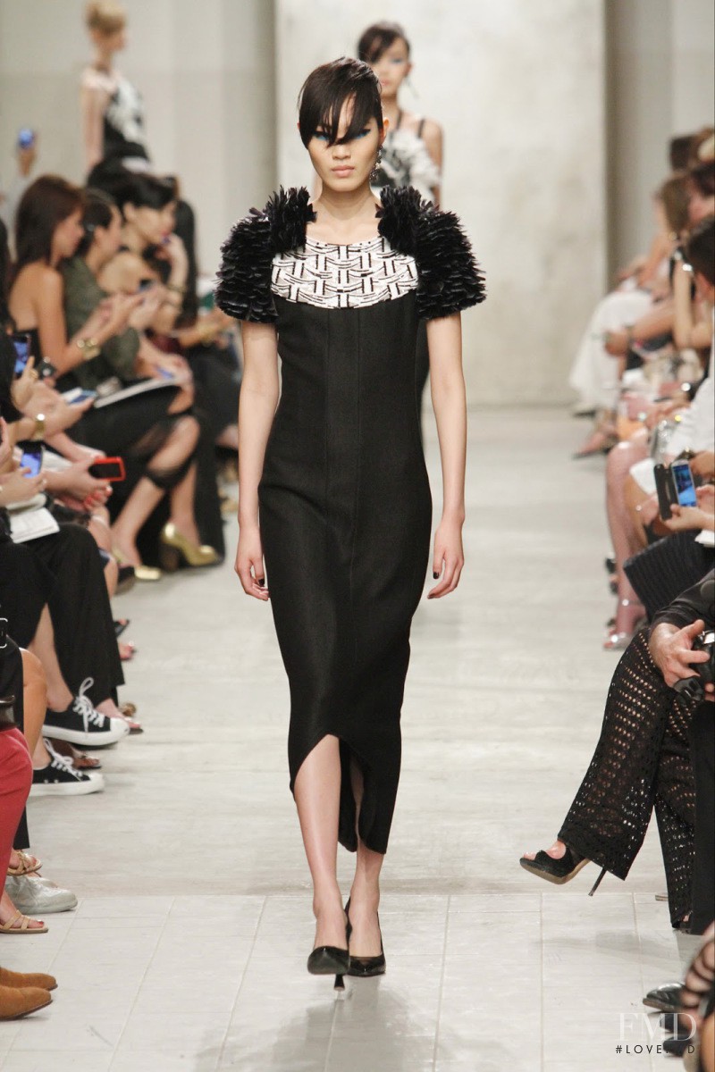 Chiharu Okunugi featured in  the Chanel fashion show for Cruise 2014