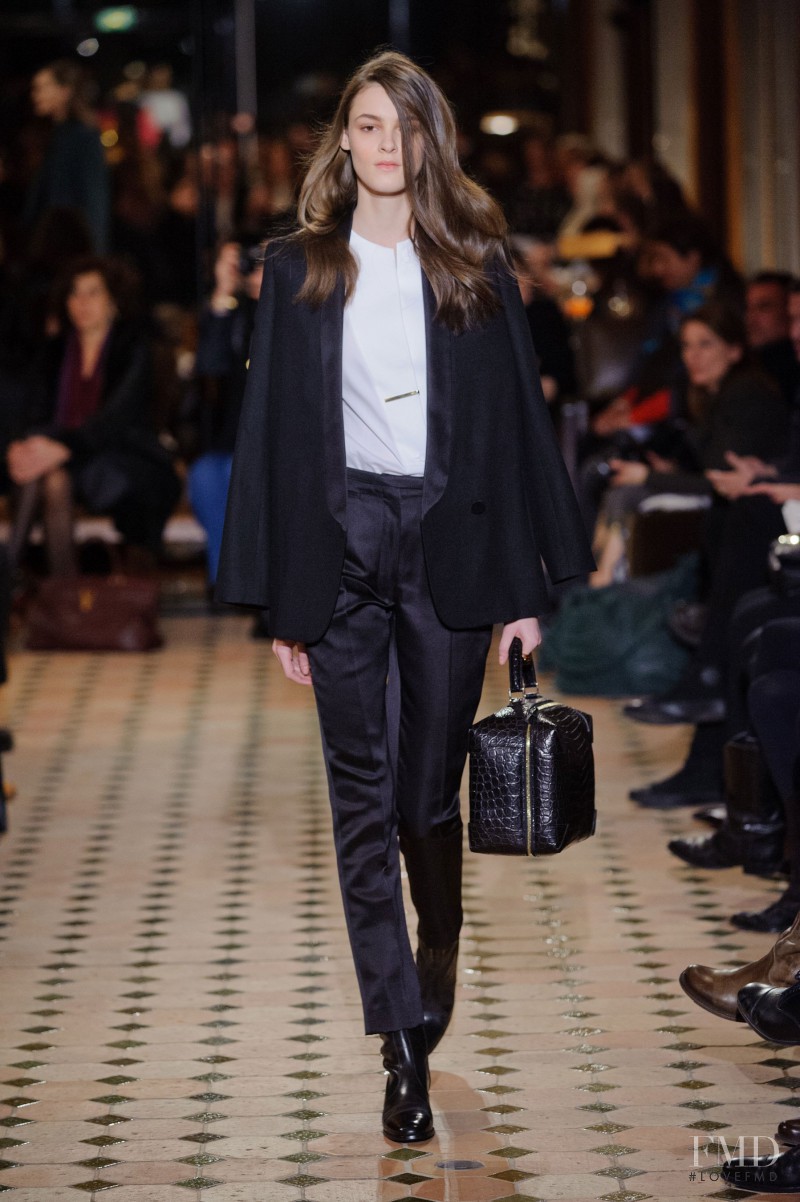 Kremi Otashliyska featured in  the Hermès fashion show for Autumn/Winter 2013