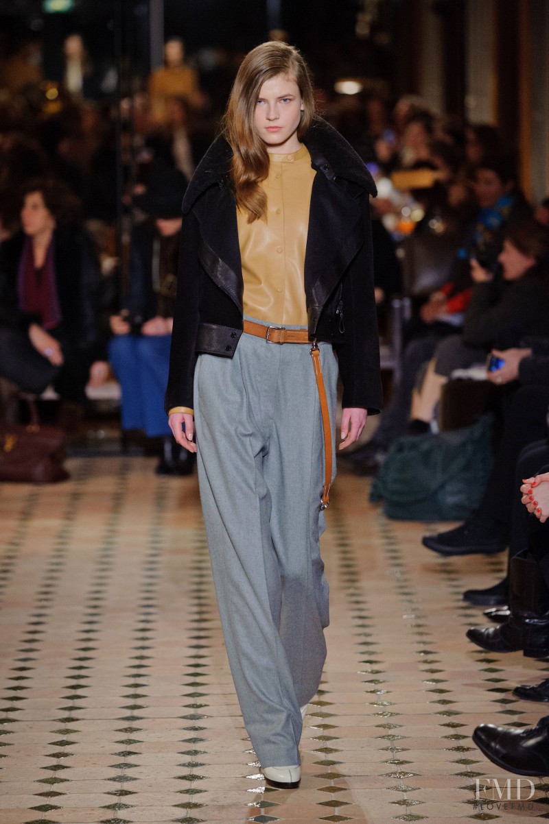 Yulia Serzhantova featured in  the Hermès fashion show for Autumn/Winter 2013