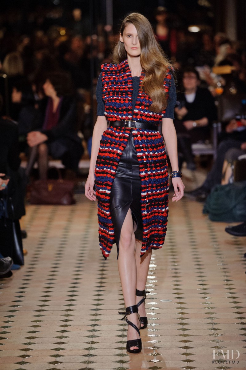 Marie Piovesan featured in  the Hermès fashion show for Autumn/Winter 2013
