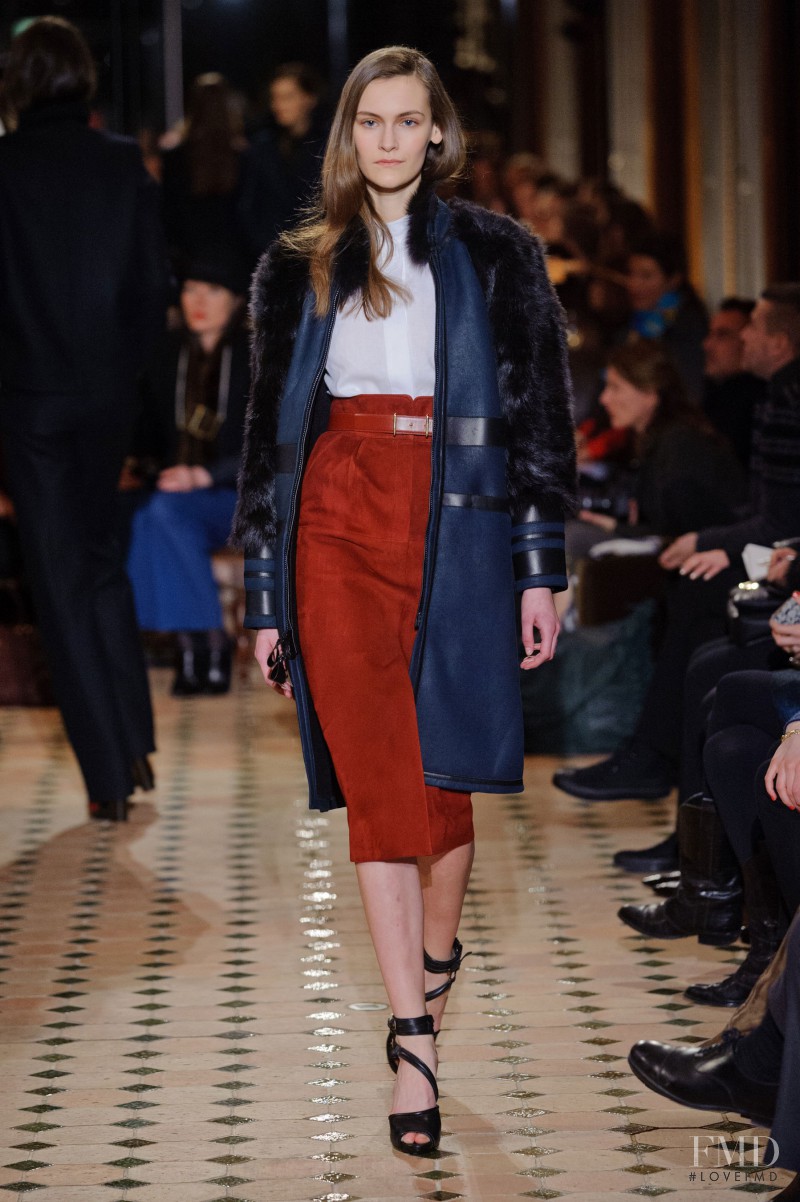 Fia Ljungstrom featured in  the Hermès fashion show for Autumn/Winter 2013