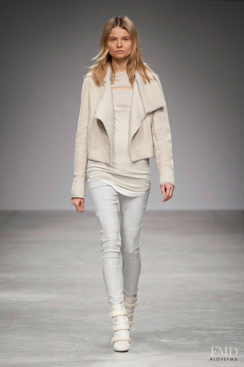 Magdalena Frackowiak featured in  the Isabel Marant fashion show for Autumn/Winter 2013