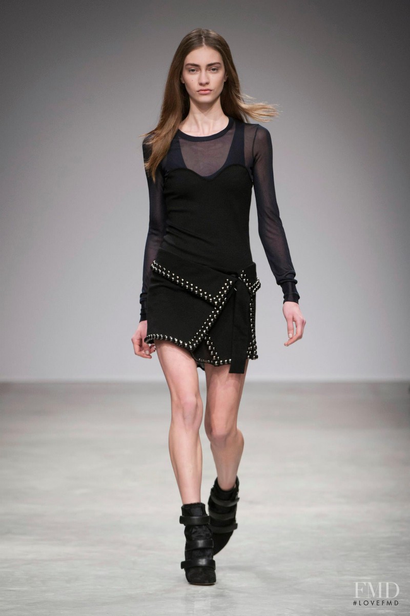 Marine Deleeuw featured in  the Isabel Marant fashion show for Autumn/Winter 2013