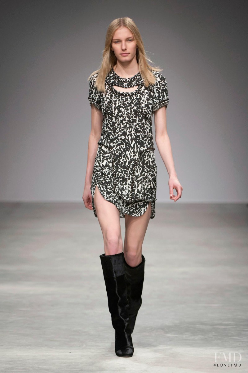 Marique Schimmel featured in  the Isabel Marant fashion show for Autumn/Winter 2013